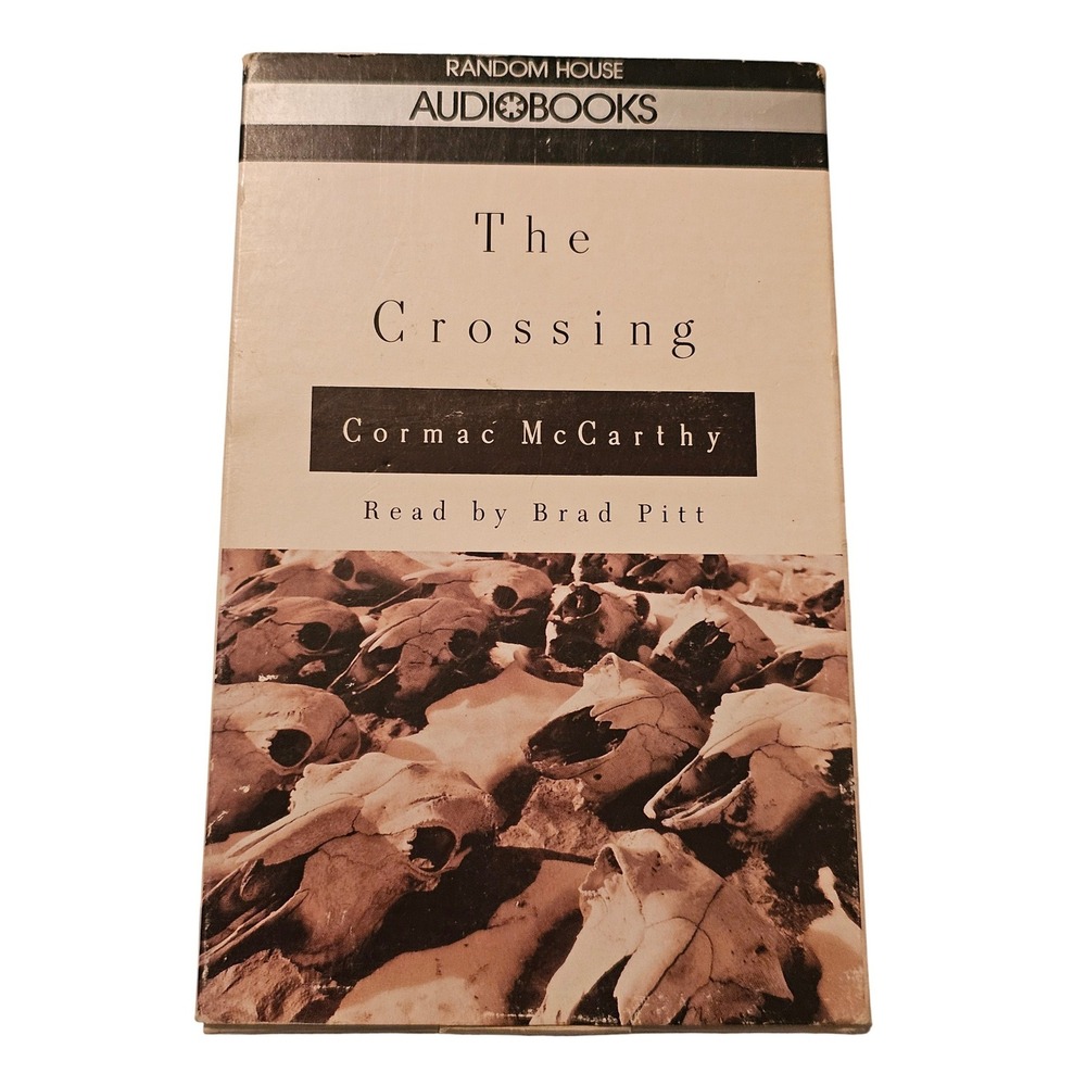 The Crossing Cormac McCarthy Audio Cassette Book Brad Pitt Narrated 1994 Vintage